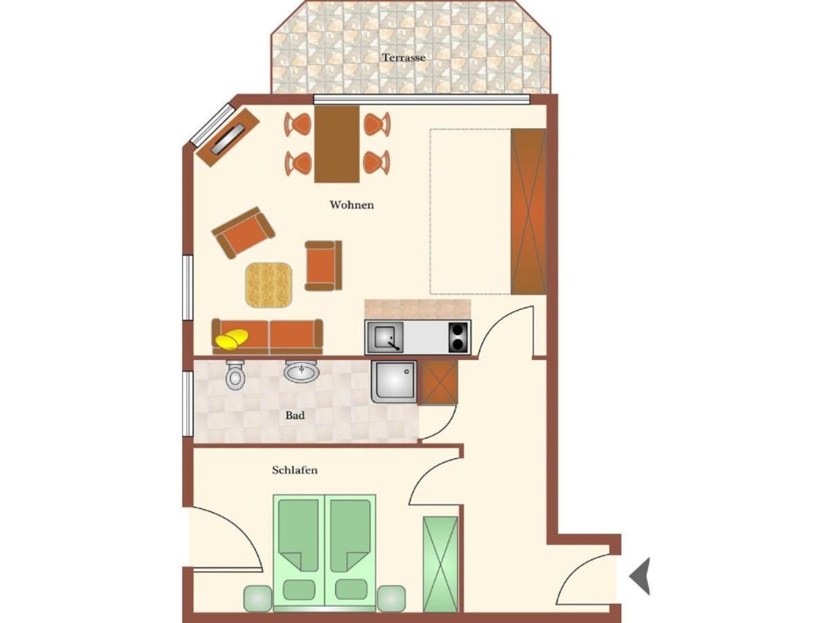 Haus Duenenglueck, Whg. 14 Lägenhet Cuxhaven Exteriör bild